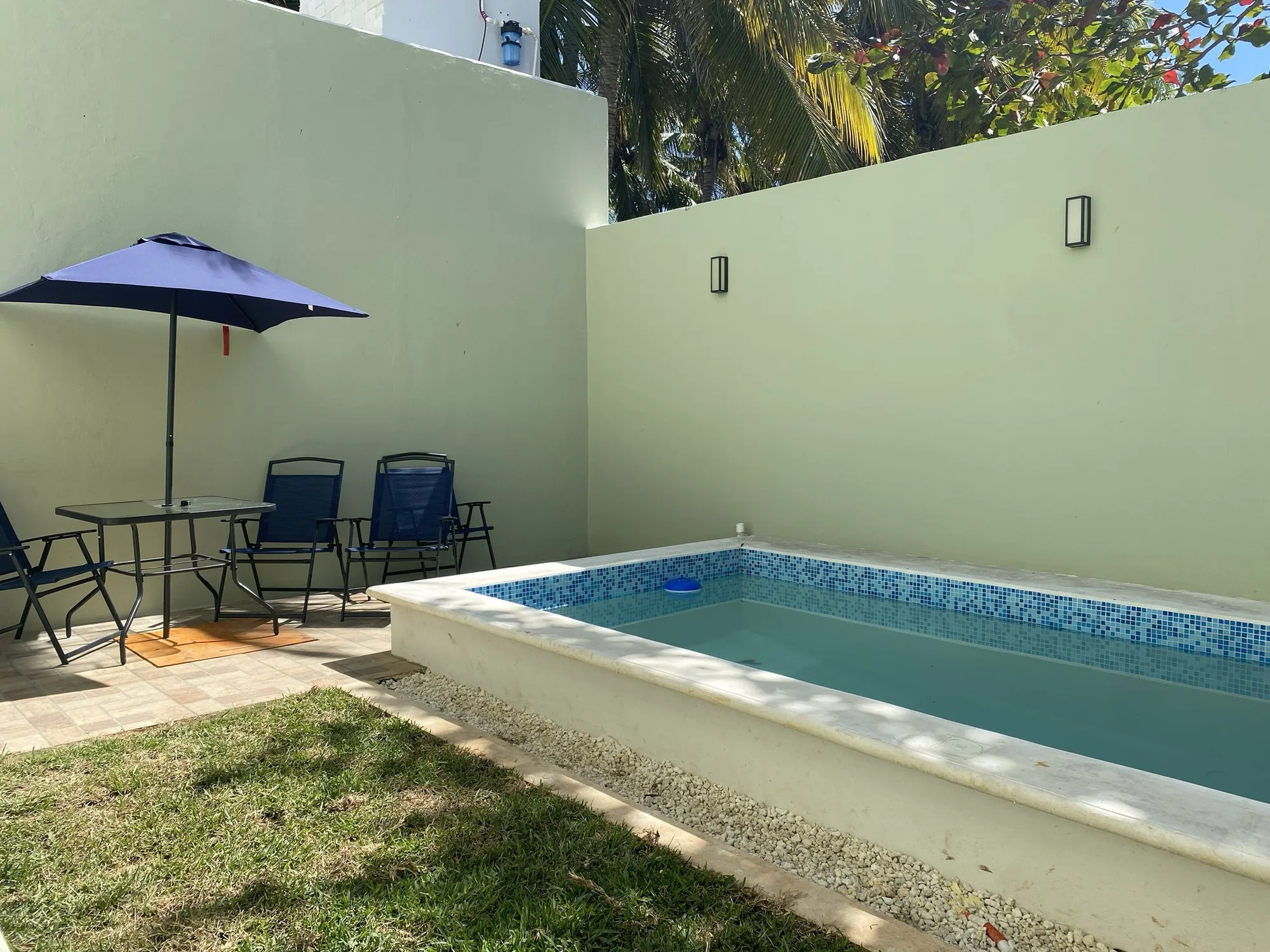Condo Verde — pool and garden